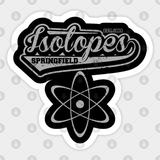 Isotopes Baseball Team Sticker by trev4000